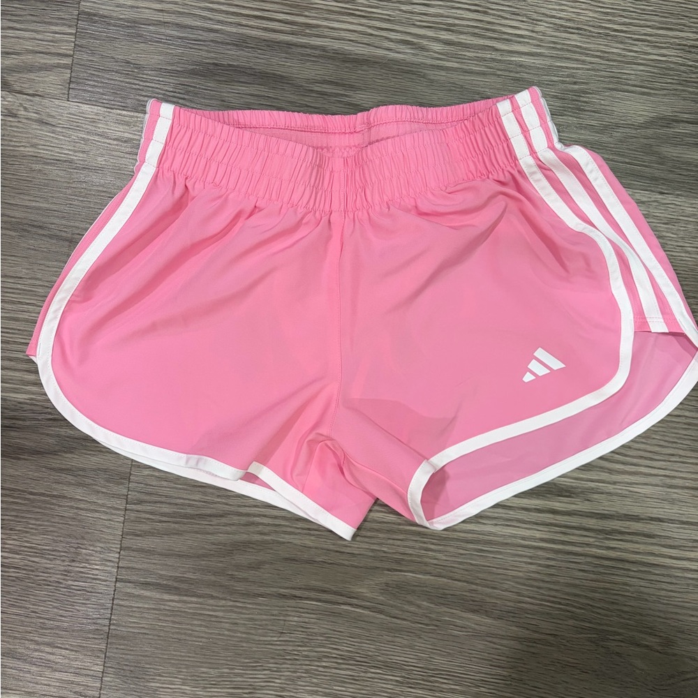 Adidas Women's Bright Pink Athletic Shorts